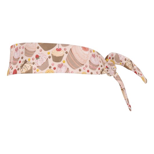 祝いのカップケーキからのパターン タイヘッドバンド (回転90)