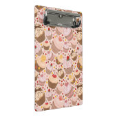 祝いのカップケーキからのパターン ミニクリップボード (アングル)