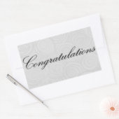 祝いの渦 長方形シール (封筒)