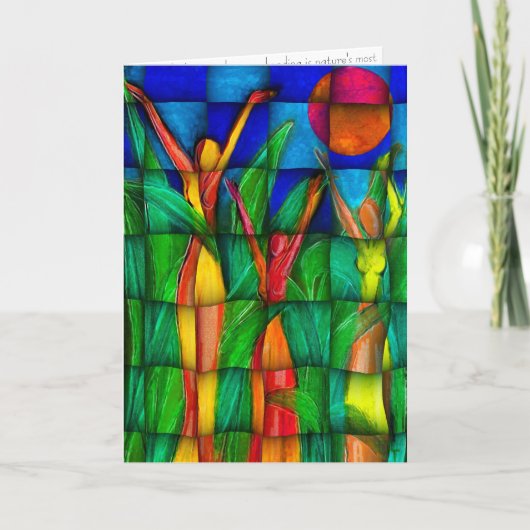 祝います日曜日(カード)を カード (正面)