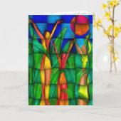 祝います日曜日(カード)を カード (黄色い花)