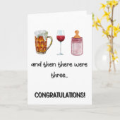 祝い新生児カード カード (黄色い花)