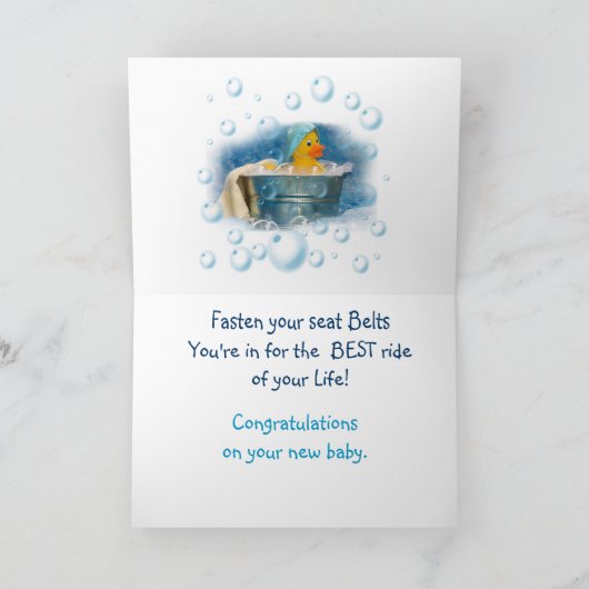 祝い/ベビー カード (内部)