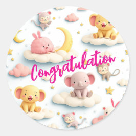 祝い ラウンドシール