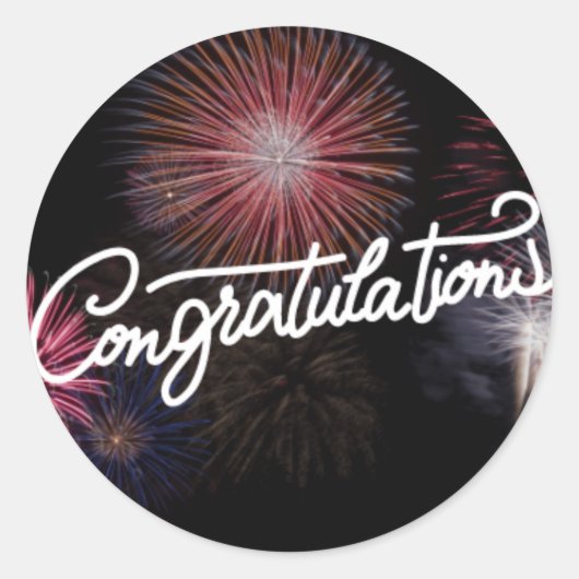 祝い ラウンドシール (正面)