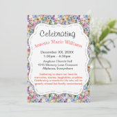 祝い 招待状 (スタンド正面)