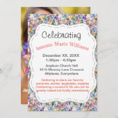 祝い 招待状 (正面/裏面)