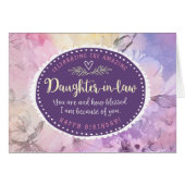 祝う義理の娘の誕生日 (正面横)