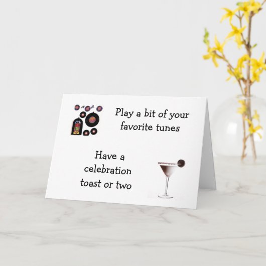 祝お互いの道 カード (黄色い花)