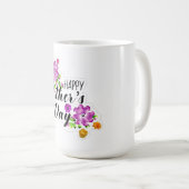 祝お母さん&喜び：ハッピーマザーズデイコレクション コーヒーマグカップ (正面右)