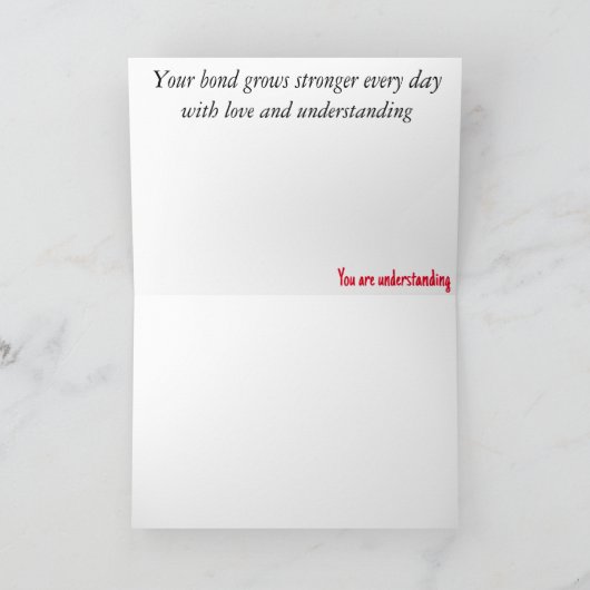 祝さんの母恋» Greeting Card カード (内部)