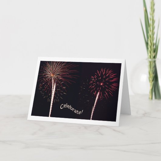 祝って下さい! カード (正面)