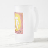 祝って下さい! フロストグラスビールジョッキ (正面右)