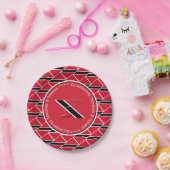 祝のトリニダード・トバゴ国旗の写カスタム真 ペーパープレート (パーティー)