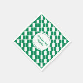 祝のナイジェリア国旗のパーティー紙 スタンダードカクテルナプキン (角)