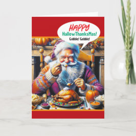 祝のハロウィーン、感謝祭、クリスマス カード