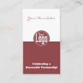 祝のパートナーシップ美容師 名刺 (正面)