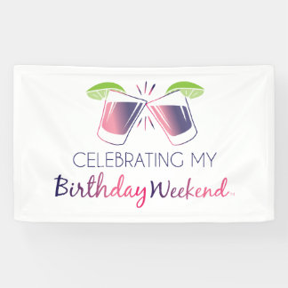 祝のマイ誕生日月間ビニルシンボルや象徴 横断幕