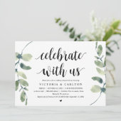 祝のリハ結婚ーサルディナー 招待状 (スタンド正面)