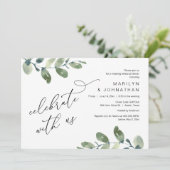 祝のリハ結婚ーサルディナー 招待状 (スタンド正面)