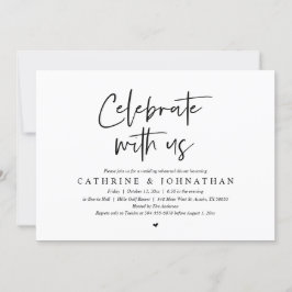 祝のリハ結婚ーサルディナー 招待状