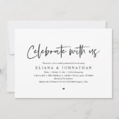 祝のリハ結婚ーサルディナー 招待状 (正面)