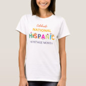祝の伝統月,ナショナルhisp tシャツ (正面)