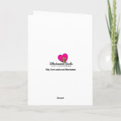 祝の内部美しい誕生日カード カード (裏面)