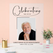 祝の写真葬式の生涯 アクリルサイン (ウェディング)