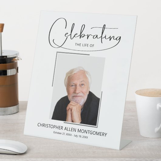 祝の写真葬式の生涯 台座サイン (インサイチュ)