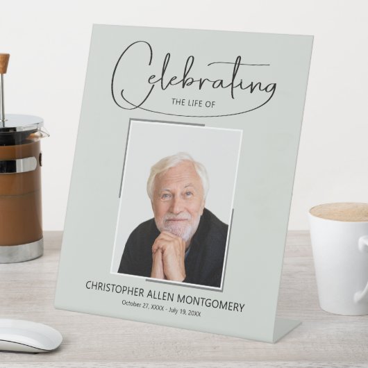 祝の写真葬式の生涯 台座サイン (インサイチュ)