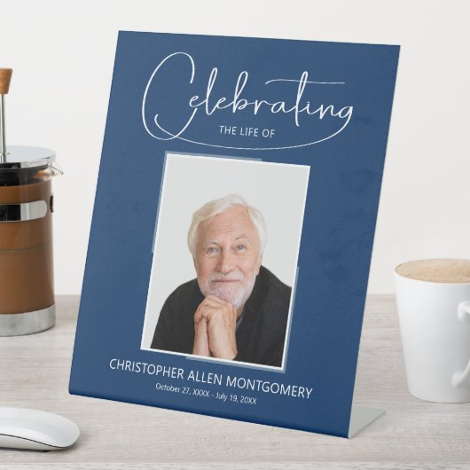 祝の写真葬式の生涯 台座サイン (インサイチュ)