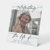 祝の台本の生涯 台座サイン (正面)