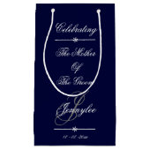 祝の新郎の母の海カスタム軍 スモールペーパーバッグ (正面)