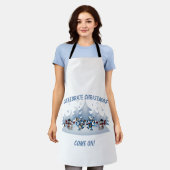 祝の来クリスマス エプロン (着用した状態)