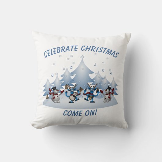 祝の来クリスマス クッション (正面)