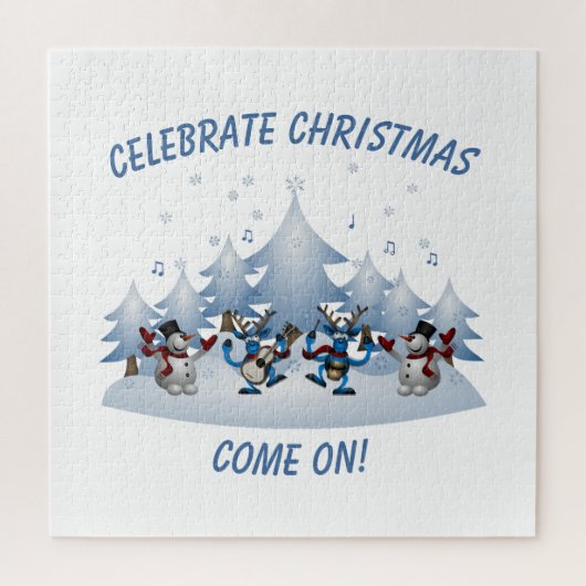 祝の来クリスマス ジグソーパズル (縦)