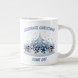 祝の来クリスマス ジャンボコーヒーマグカップ