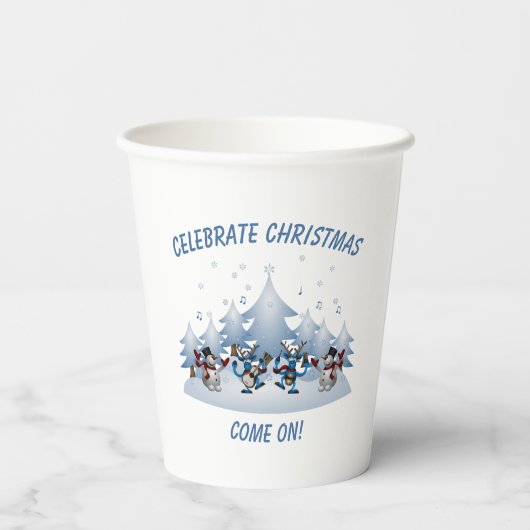 祝の来クリスマス 紙コップ (裏面)