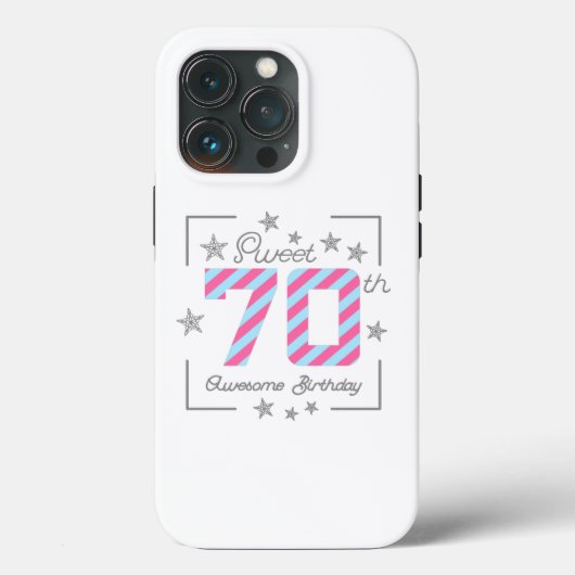 祝の甘い70素晴らし誕生日 Case-Mate iPhoneケース (裏面)