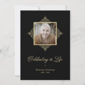 祝の生き写お洒落真の葬儀 ノートカード (正面)