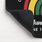 祝の自由の日1865年6月レインボー マウスパッド (コーナー)