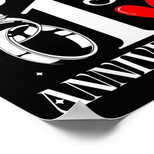 ~祝の1周年結婚の1年 ポスター (角)