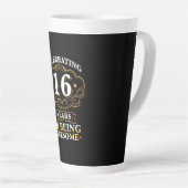 祝の16年素晴らし カフェラテマグ (右アングル)