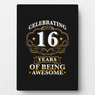 祝の16年素晴らし フォトプラーク