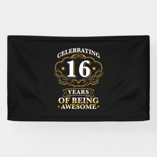 祝の16年素晴らし 横断幕 (横)