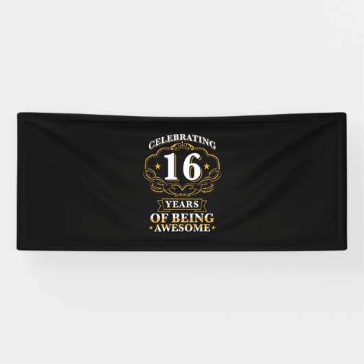 祝の16年素晴らし 横断幕 (横)