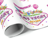 祝の21歳の誕生日ラスベガスラッピング紙 ラッピングペーパー (ロールコーナー)