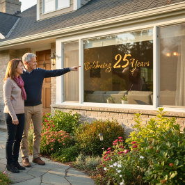 祝の25年の窓が離れない ウィンドウサイン