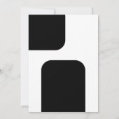 祝の40歳の誕生日招待状 招待状 (裏面)